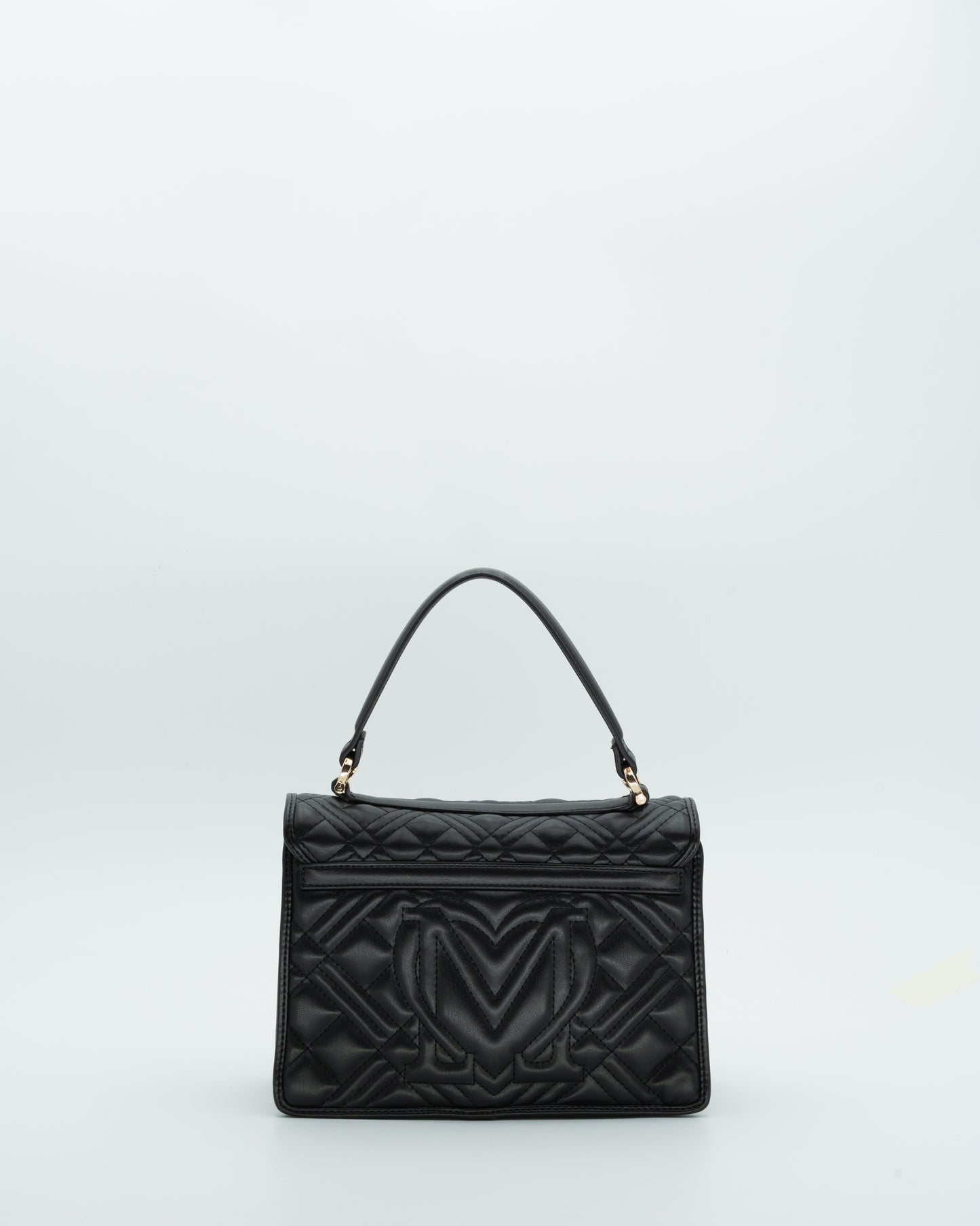 Borsa cartella trapuntata con tracolla - LOVE MOSCHINO