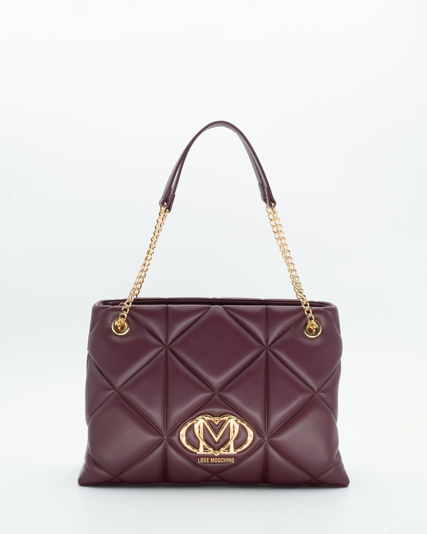 Shopper trapuntata embossed - LOVE MOSCHINO