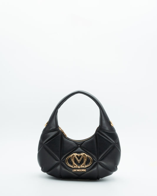 Hobo bag trapuntata embossed - LOVE MOSCHINO