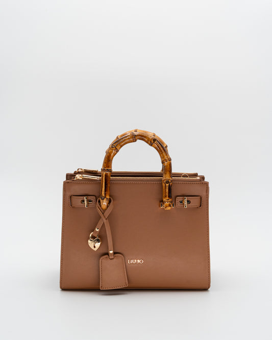 Borsa a mano con manici in bambù - LIU-JO