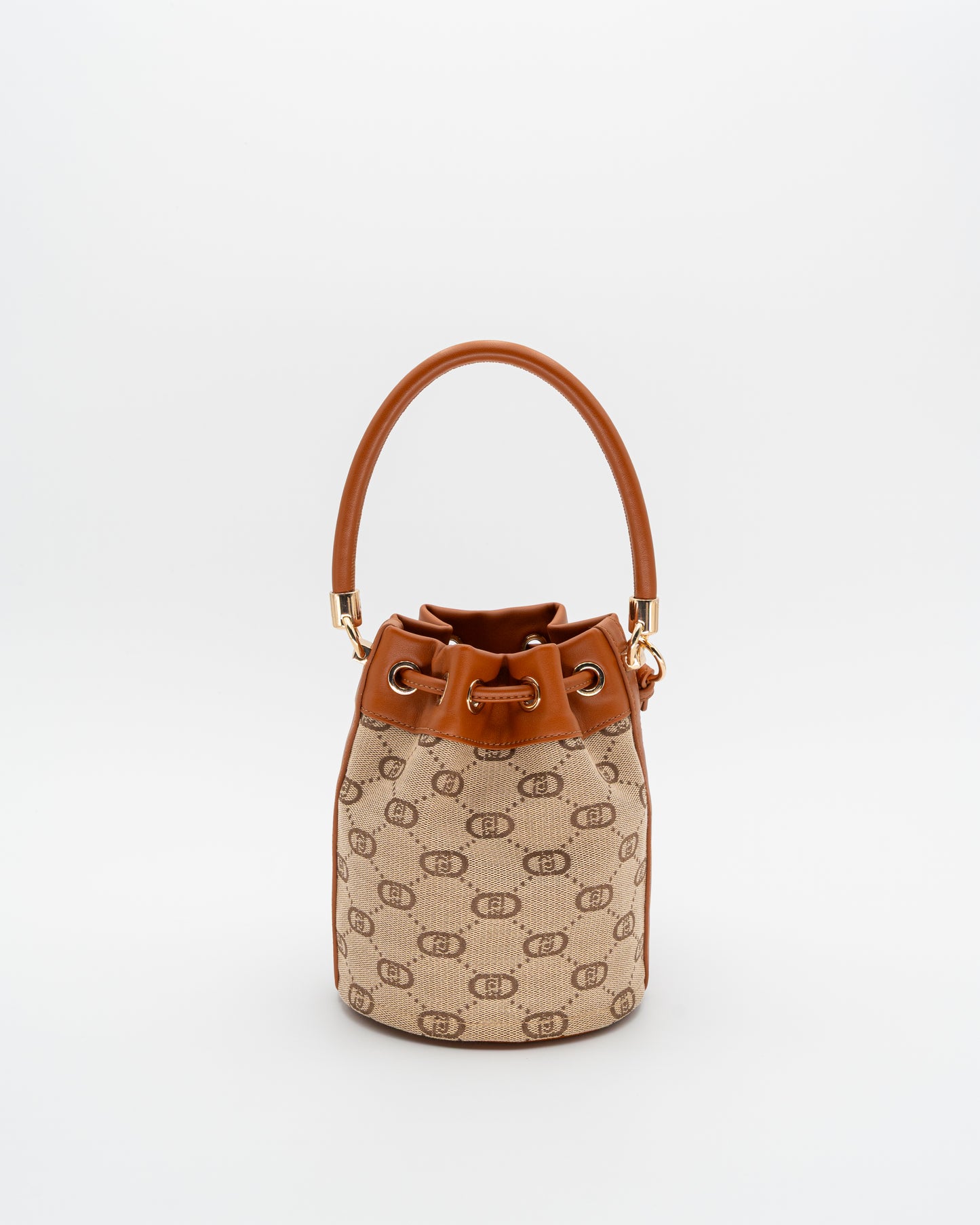 Borsa in pelle con monogram jacquard Liu-Jo