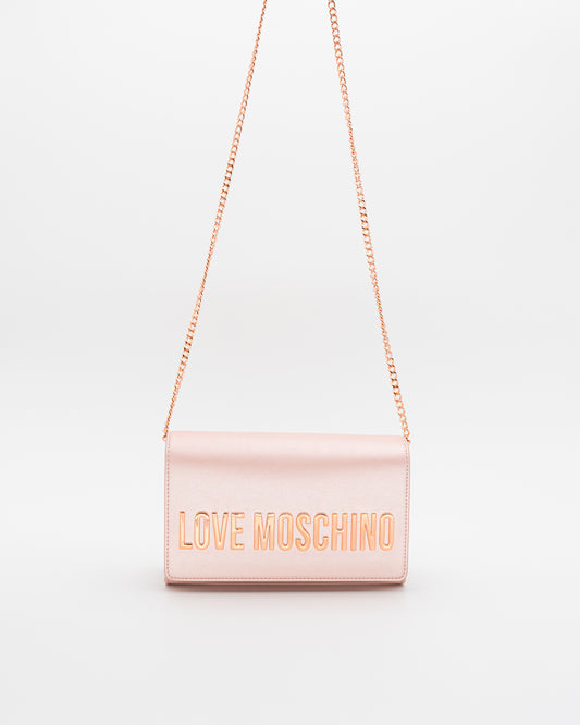 Mini Bag Logo Metallic Powder - Love Moschino