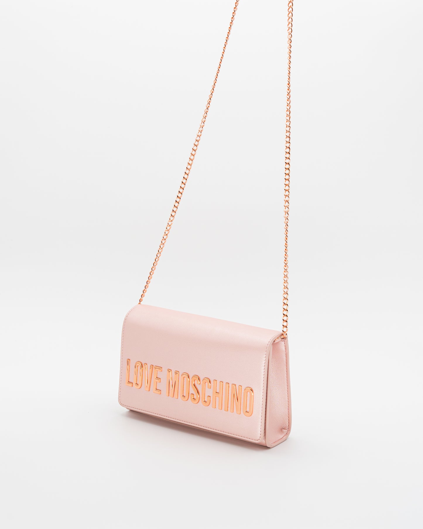 Mini Bag Logo Metallic Powder - Love Moschino