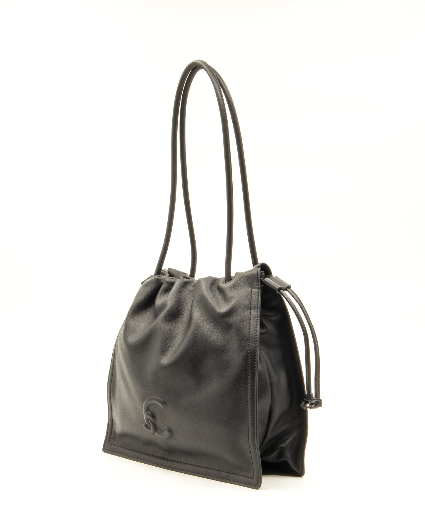 Coccinelle - Borsa tote con logo goffrato